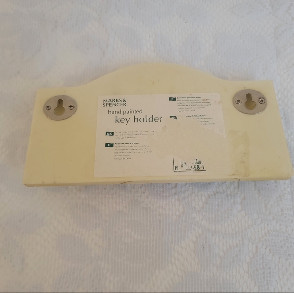 Vintage Marks & Spencer Hand Painted Key Holder Rare - Picture 15 of 15